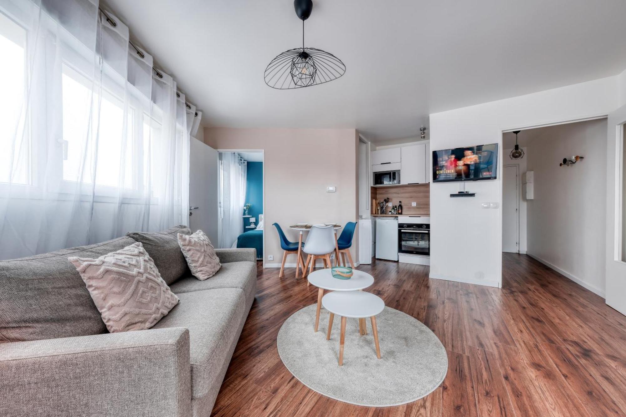 Appartement Cosy Et Calme Elancourt Luaran gambar